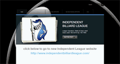 Desktop Screenshot of independentpocketbilliardsleague.com